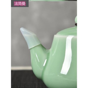 法簡曼玻璃茶壺嘴套口防塵蓋防漏陶瓷滴水防長嘴酒樓配件家用硅膠