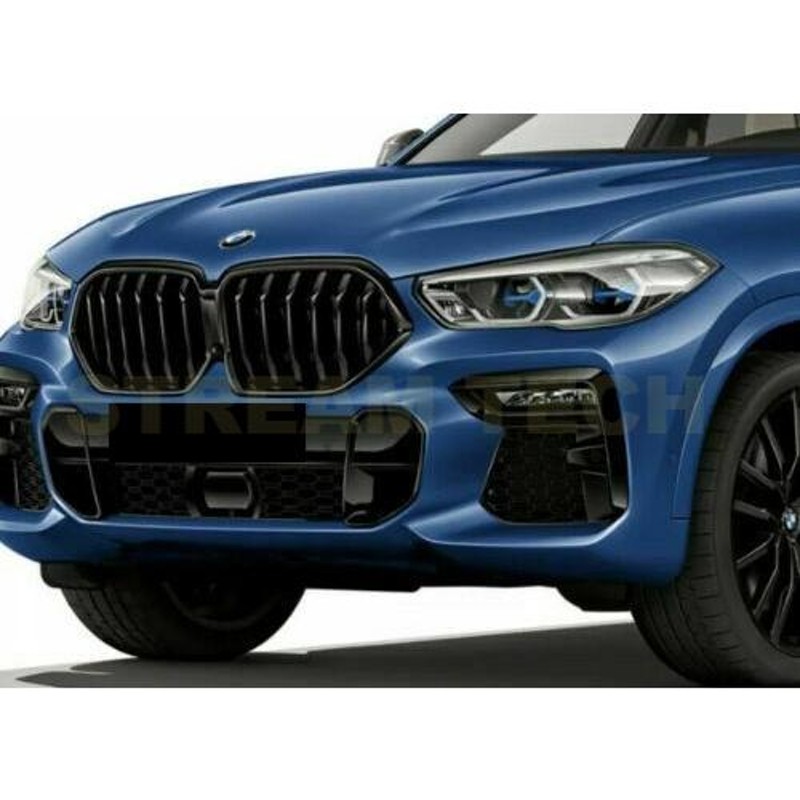 BMW G06 X6用 パフォーマンスタイプ マットブラック キドニーグリル