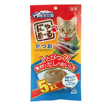 興家安寵喵嚕貓用肉泥條(鰹魚)5 入