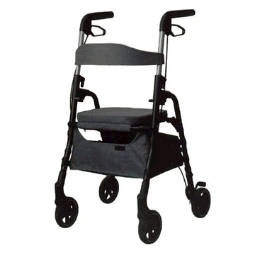 【海夫健康生活館】康健泰機械式助行器(未滅菌) 杏華 帶輪型助步車 符合長照/身障補助(R068)