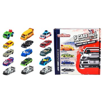 Majorette 美捷輪小汽車-日本車款隨機五入組 正版 振光玩具