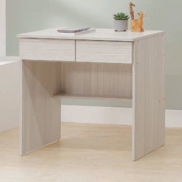 文創集 畢克力2.7尺二抽書桌(二色可選)-81x41x75cm免組