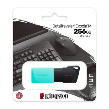 Kingston 金士頓 256GB 256G【DTXM/256GB】DataTraveler Exodia M USB 3.2 隨身碟