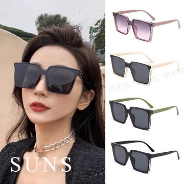 【SUNS】時尚韓版ins方框墨鏡/太陽眼鏡 抗UV(51520)
