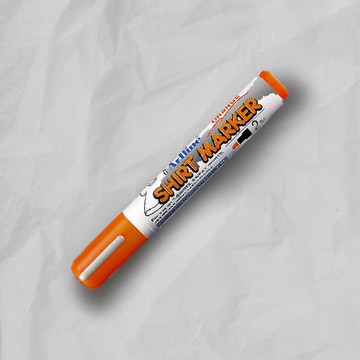 日本 SHACHIHATA  畫布彩繪筆-橘