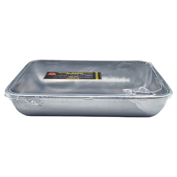 加厚不鏽鋼多功能托盤 升級帶蓋 透明保鮮防塵蓋 可堆疊  大  1個