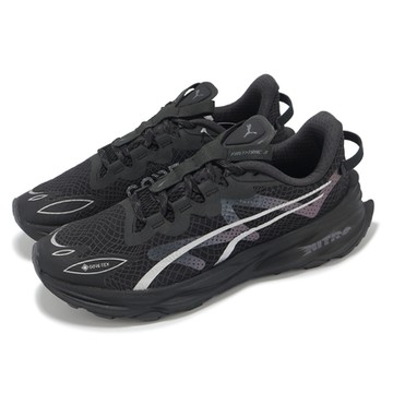 Puma 越野跑鞋 Fast Trac Nitro 3 GTX 男鞋 黑 銀 防水 抓底 戶外 運動鞋 37979401