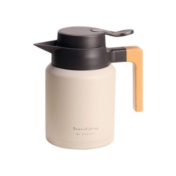 RICO真空不鏽鋼保溫壺1200ml-白