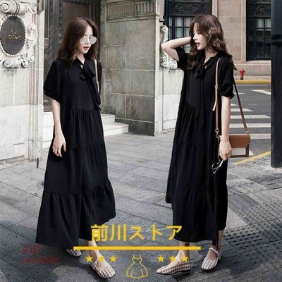 ゆったり 黒 ワンピースの通販 52 801件の検索結果 Lineショッピング