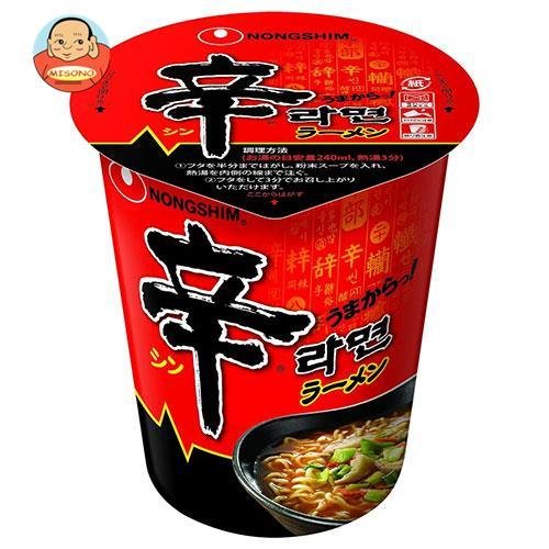 農心ジャパン 辛カップラーメン 68g×12個入