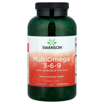 Swanson Vitamins, 多 Omega-3-6-9，220 粒軟凝膠