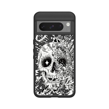 Pixel 8 Pro SolidSuit 黑 - Ted Leonid Melendres - Rebirth Skull 重生的骷髏