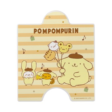 【Sanrio 三麗鷗】拼圖珪藻土吸水杯墊-條紋布丁狗 （12*14*0.9cm）_廠商直送