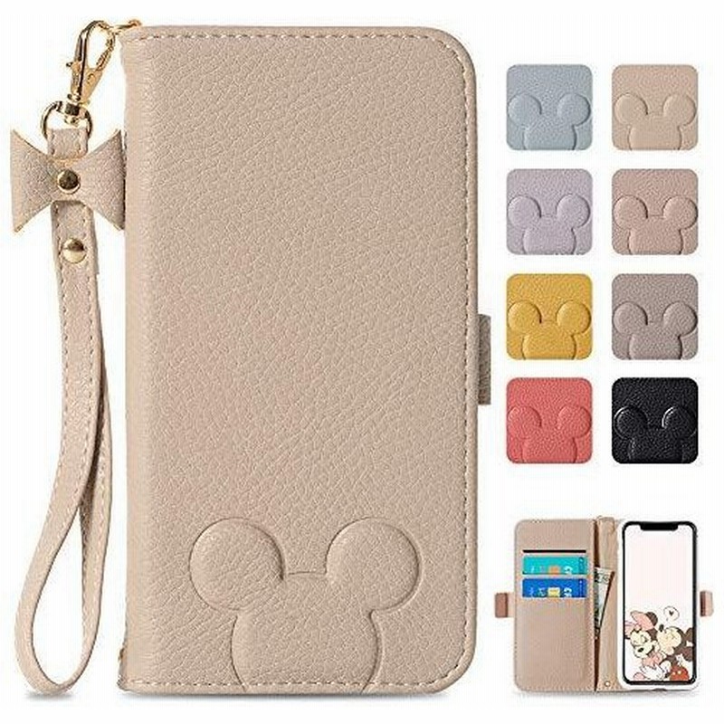 3ccart Iphonexr ケース 手帳型 Iphone Xr 6 1 ケース かわいい ディズニー ミッキーマウス スマホケースiphone X アプリコット 通販 Lineポイント最大get Lineショッピング