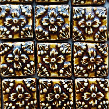 西方瓷磚 E 琥珀色