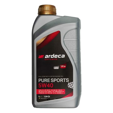 Ardeca PURE SPORTS 合成基礎油及專利添加劑 1L 潤滑 汽車 引擎  5w40  1瓶