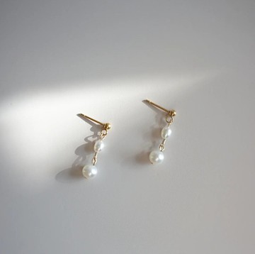 米粒珍珠耳環耳墜 / 無耳洞耳夾