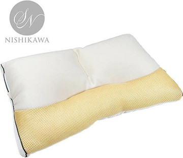 Nishikawa【日本代購】昭和西川 舒適枕 迷你管 水洗 高度調節50×35 - 米色