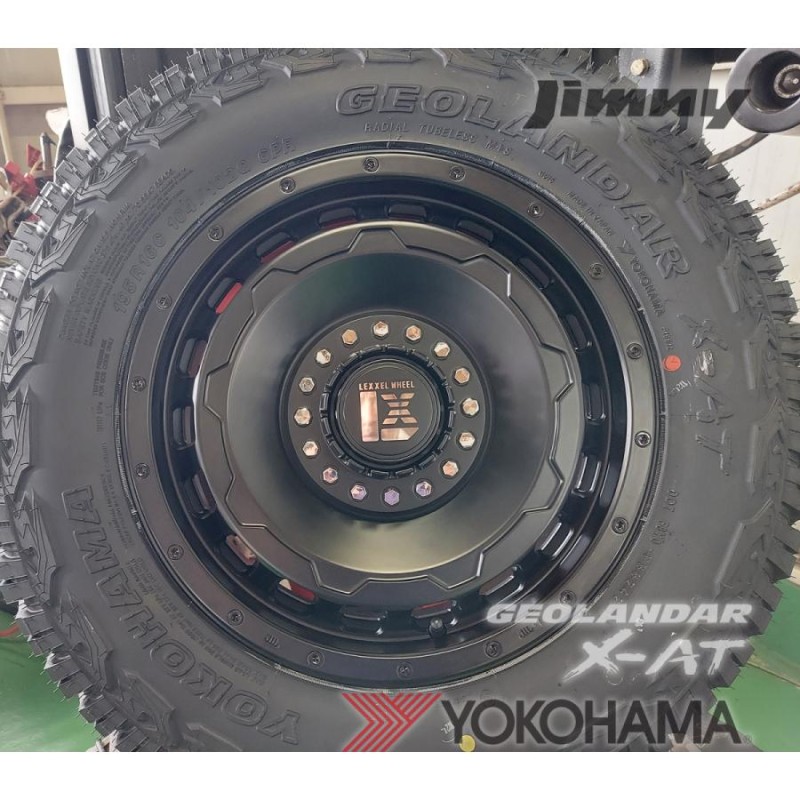 サマータイヤ JB74 ジムニーシエラ 新品タイヤホイール4本セット ヨコハマ ジオランダー X-AT 235/70R16 | LINEショッピング