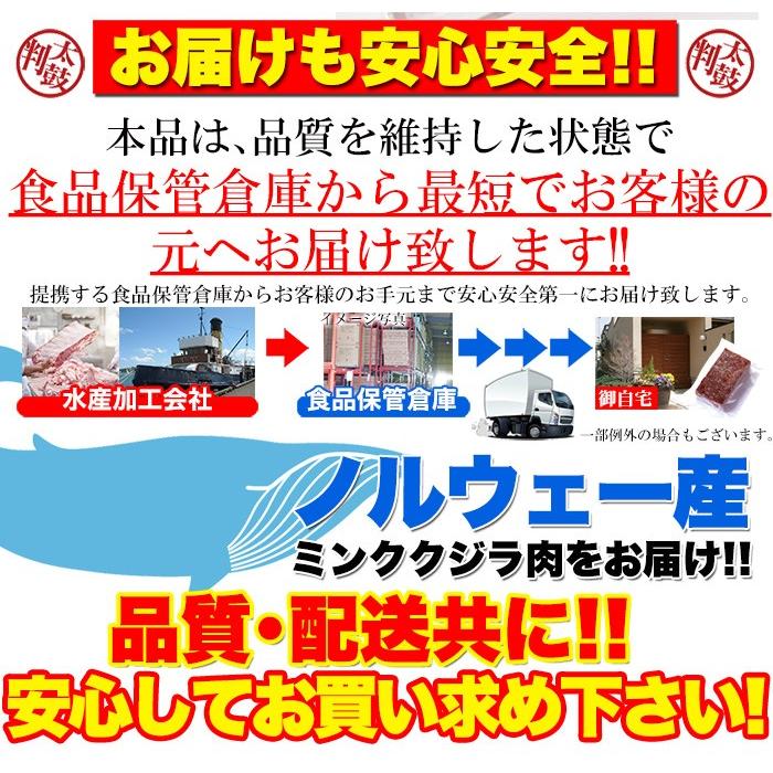 栄養価抜群!!癖になる味わい!!氷温熟成ミンク鯨(くじら)赤肉一級400g(200g×2)[冷凍]