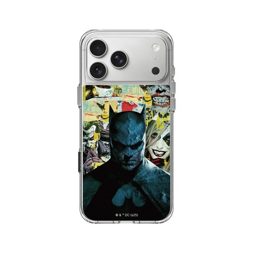 iPhone 17 Pro Max Clear Case（相機按鈕） 透明 - Batman 蝙蝠俠 - 暗黑蝙蝠俠