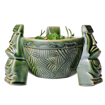 酒吧傳奇 tiki創意共享杯陶瓷賓治盆調酒雞尾酒盆共享 Punch bowl