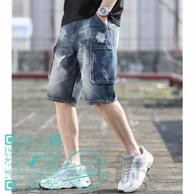 ハーフパンツ メンズ デニム ジーンズ ショートパンツ 五分丈 カジュアル 短パン ワイドパンツ イージーパンツ 夏 通販 Lineポイント最大get Lineショッピング