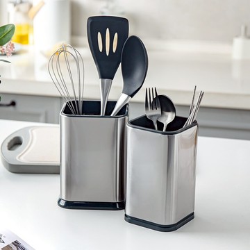 不銹鋼筷子籠家用筷子筒筷子簍瀝水筒筷架收納盒多功能廚具置物架