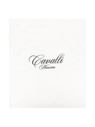 Roberto Cavalli Junior - floral-print cotton blanket - kids - Elastane/Cotton/Elastane/Cotton - One Size - White