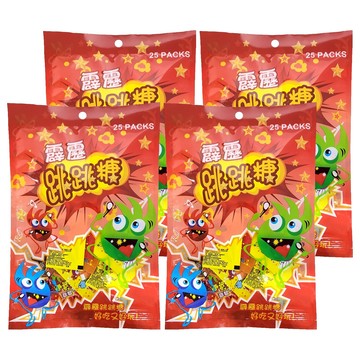 霹靂 跳跳糖 (奶素) 每包含25小包  33g  4袋