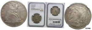 アンティークコイン NGC PCGS 1871年-CC 50C 自由の女神座像 2ドル XF 詳細- show original title