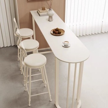 免運/開立發票 輕奢巖板吧臺桌家用客廳廚房邊隔斷吧臺陽臺靠墻埡口小戶型高腳桌 快速出貨