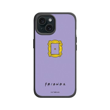 iPhone 15 SolidX 黑 - Friends - 紫色門框