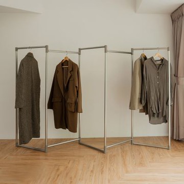 【H&R安室家】鋁合金五段式百變掛衣架/百變掛衣架/曬衣架LSF61