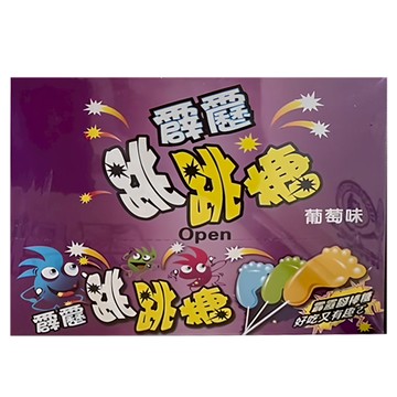 霹靂 跳跳糖 葡萄味  13g  1盒