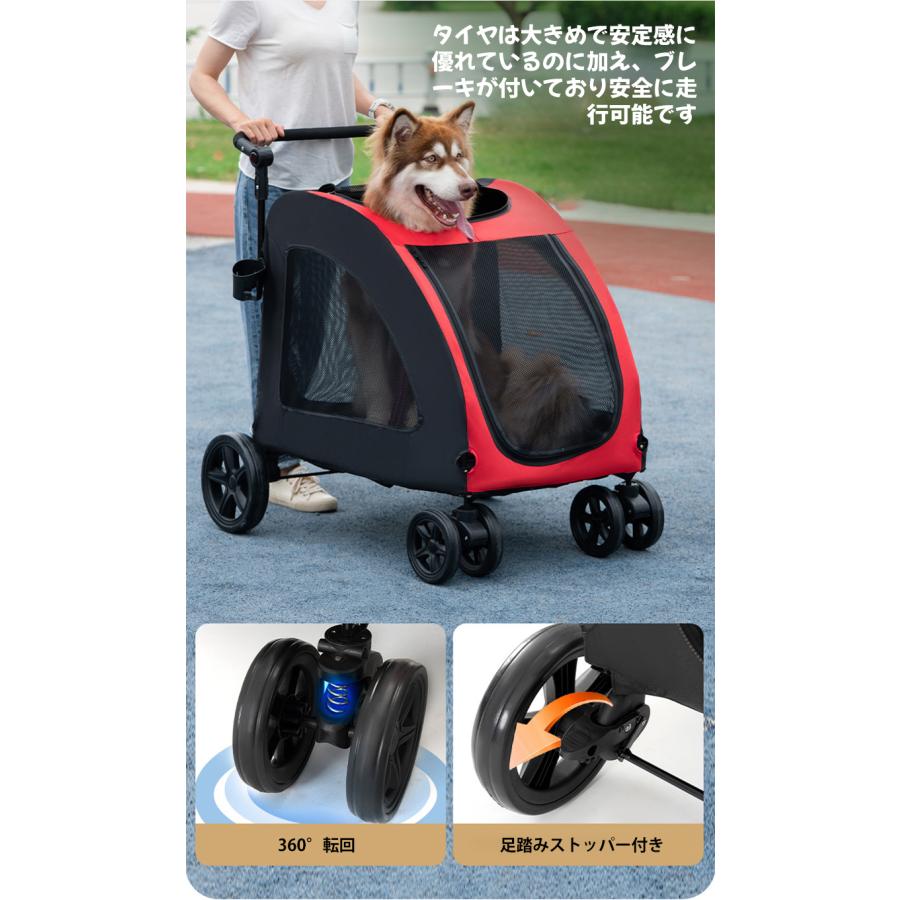 GPRペットカート 対面式 犬 猫 ペットバギー 犬 猫 動物 ペット用品 青