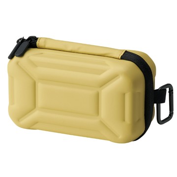 SETO CRAFT 三色可選簡約霧面硬式收納包 - 芥末黃 S