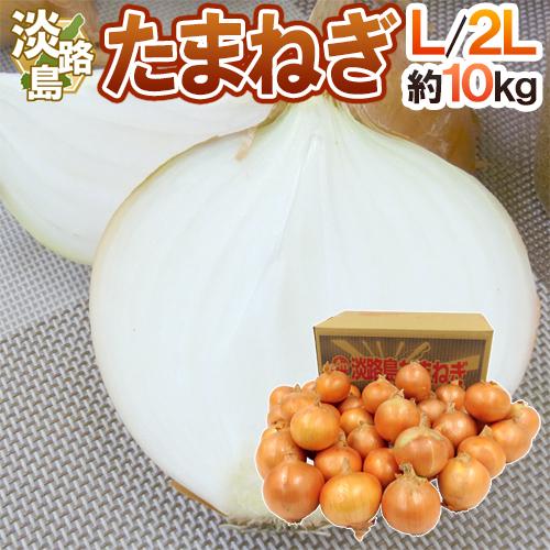 兵庫県 淡路島産 ”たまねぎ” 秀品 L 2L 約10kg 送料無料