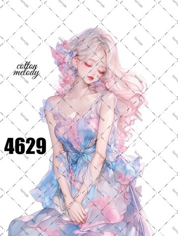 original sticker no.4629 人物貼紙 原創貼紙 原創人物貼紙 裝飾貼紙 cotton melody