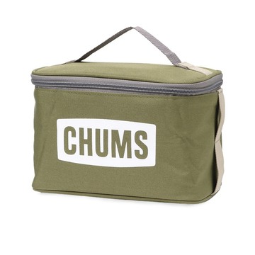 CHUMS Logo Spice Case調味瓶收納袋 卡其綠_CH603771M022