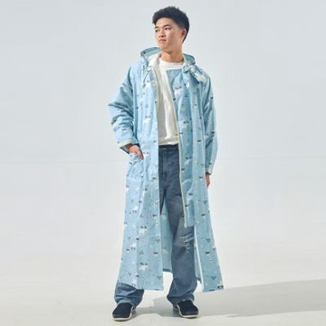 RAINSTORY前扣式連身雨衣L號(北歐麋鹿)