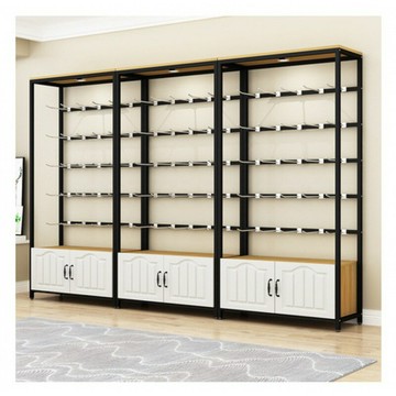 免運 開立發票  書架置物架客廳多層架辦公室落地收納架儲物架鐵藝貨架展示架