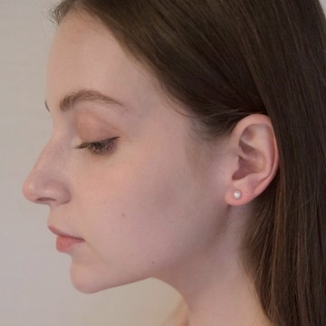 MAISON M So法珍珠耳環 紫色 S