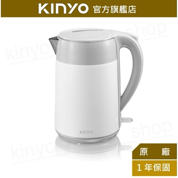 【KINYO】2L雙層亮面快煮壺(KIHP-1168)