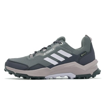 adidas 戶外鞋 Terrex AX4 GTX W 女鞋 防水 灰 藕粉 登山 機能 抗撕裂 愛迪達 IG6580