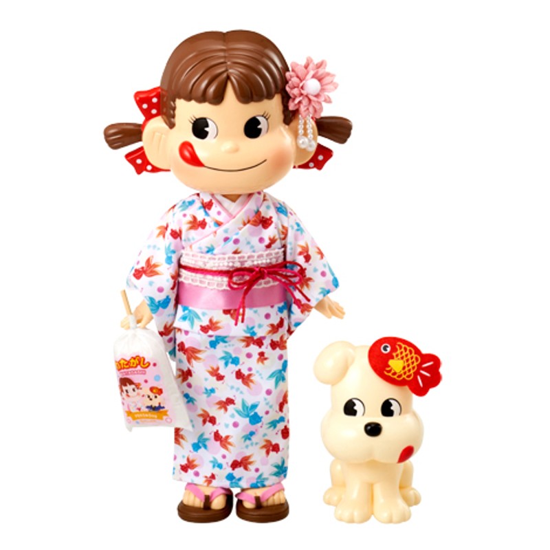 着物ペコちゃん 不二家 晴れ着ペコちゃん人形陶器「雅」白い着物 : 防災ライフ