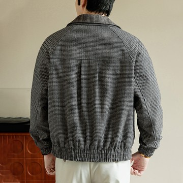 【HOT 本舖】男装2025秋冬新款大碼男裝原創源頭廠家痞帥休閒夾克男 M-8XL（控價169）