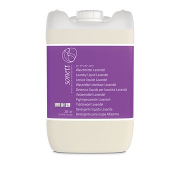 sonett  律動環保清潔 sonett  律動天然環保薰衣草濃縮洗衣精(桶裝) 20L (SN057)