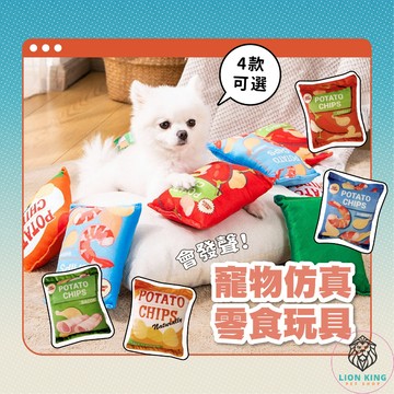 【獅子王寵物】🦁仿真餅乾玩具 洋芋片玩具 薯片玩具 寵物玩具 狗狗玩具 毛絨玩具 發聲玩具 仿真玩具 果汁玩具A142