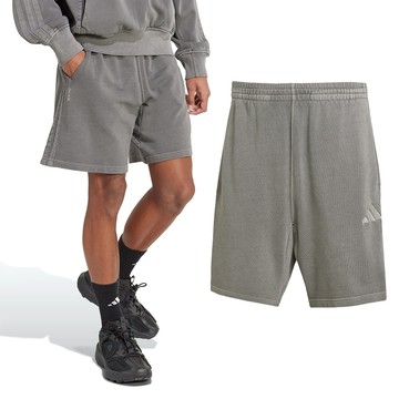 Adidas M A Szn W Ft Sh 男款 灰色 寬鬆 舒適 水洗 休閒 運動 短褲 JN0607